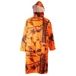 MANTEAU LONG CAMOUFLAGE ORANGE XXL Vert
