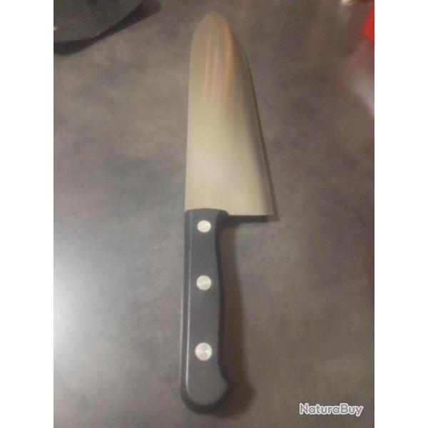 Couteau " a  abattre "  Bargoin l enclume ancienne fabrication forg�e .