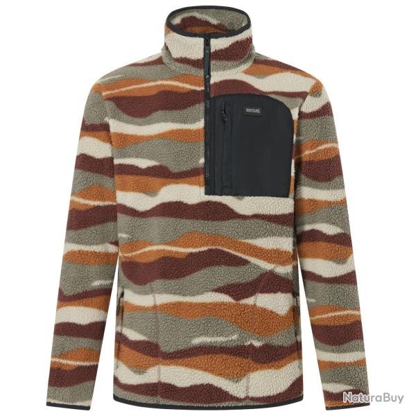 Sweat Polaire 1/2 Zip Randonn�e Homme Regatta "Frankie Borg Half Zip" 2XL Multicolore
