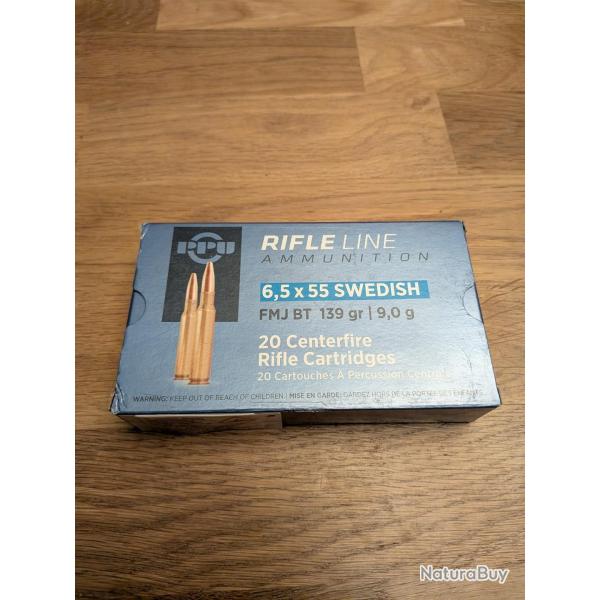 1 Bo�te neuve 6.5x55 Swedish