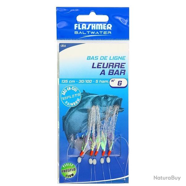 BAS DE LIGNE LEURRE A BAR - 3 HAME�ONS 2/0