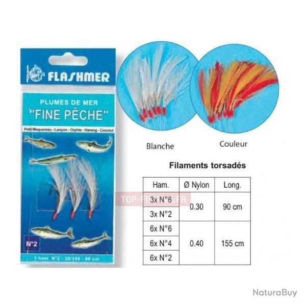 Fine P�che Filaments 3 Hame�ons N�6 N�6, Blanche