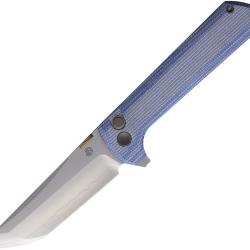Couteau North Mountain Blade Chop2 Lame Acier SLD-Magic Manche Micarta Button Lock NMB2406BLMCT