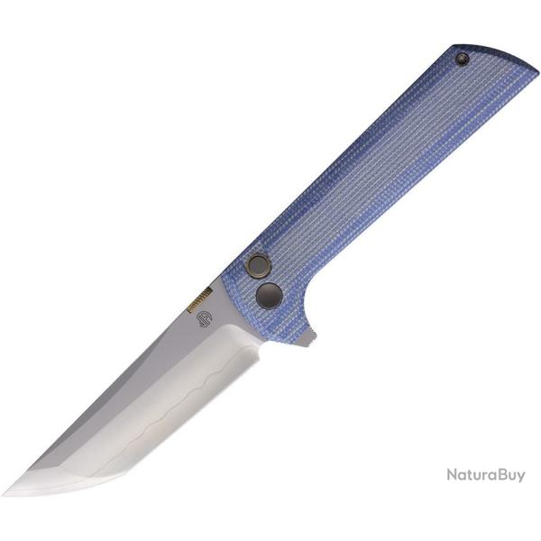 Couteau North Mountain Blade Chop2 Lame Acier SLD-Magic Manche Micarta Button Lock NMB2406BLMCT
