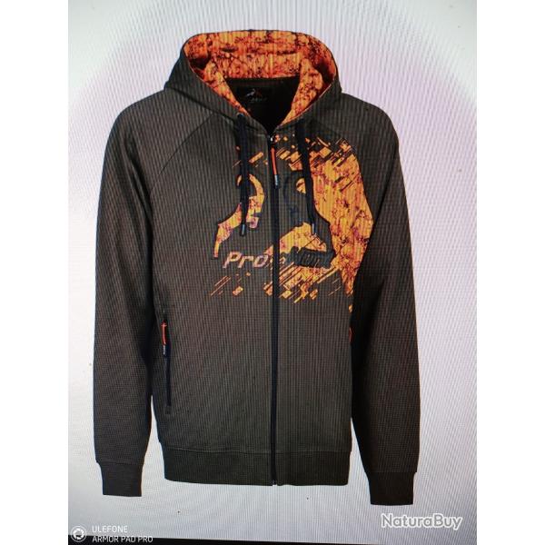 Pro hunt sweat full zip golden