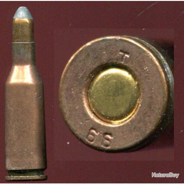 5.6 x 39 URSS - balle cuivre pointe plomb - �tui acier cuivr�