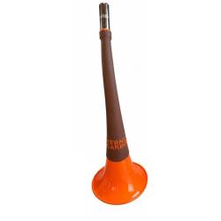 Corne VERNEY-CARRON pavillon 40cm m&eacute;tal peint orange