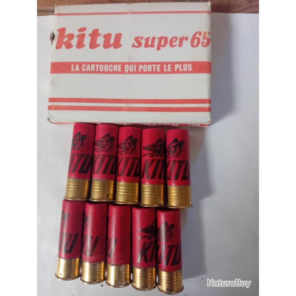 Bo�te de10 belles cartouches anciennes cal 16"KITU SUPER  65" douilles cartons