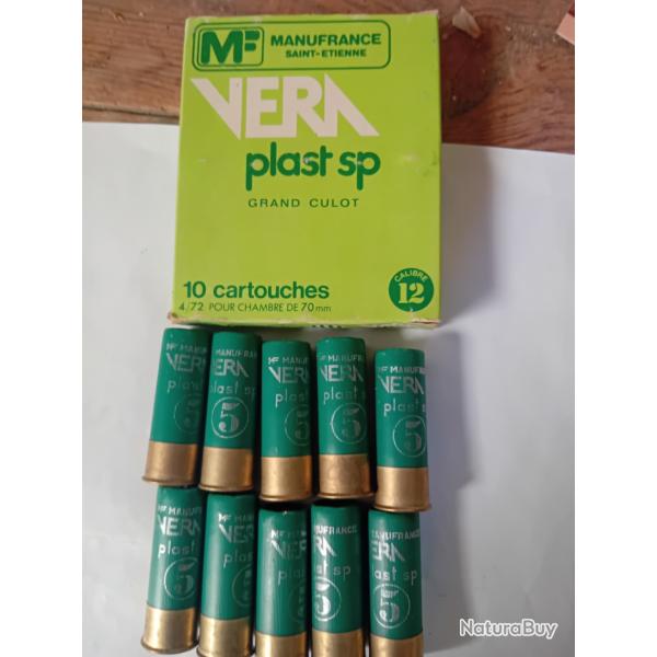 Bo�te de 10 cartouches anciennes MF VERAPLAST  cal 12