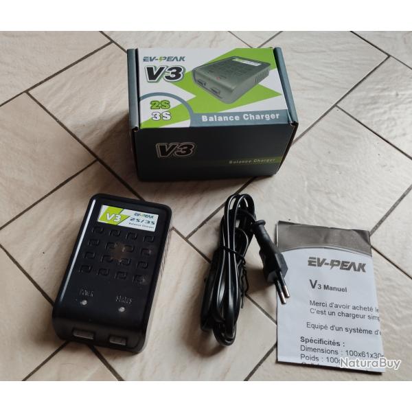 Chargeur EV-Peak avec balance 7.4V & 11.1V Li-po/Li-ion