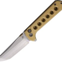 Couteau North Mountain Blade Chop 2 Lame Acier SLD-Magic Manche Aluminium Button Lock NMB2404BZH