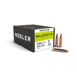 balles 6.5mm 140gr Ballistic Tip Hunting ogives nosler .264 Spitzer