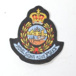 Insigne patch Royal Hong Kong Police, ann&eacute;es 1980