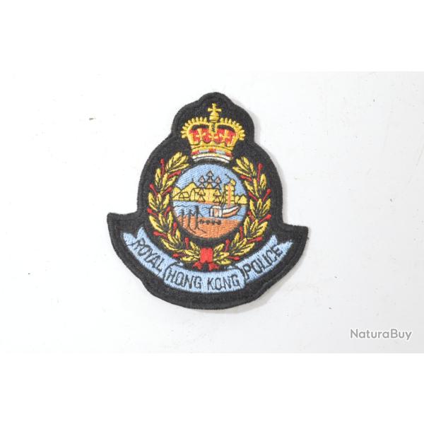 Insigne patch Royal Hong Kong Police, ann�es 1980