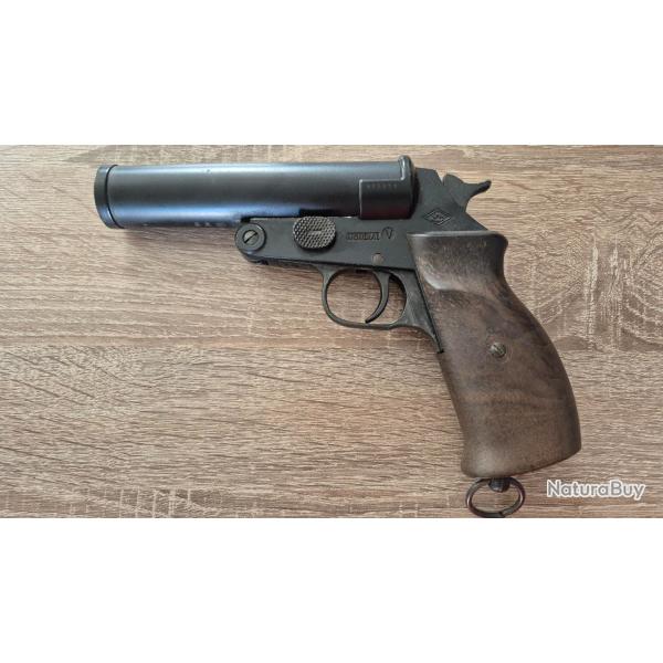Pistolet Lance fus�e Italien, calibre 4 MONDIAL V