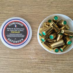 Munitions pour pistolet d'alarme