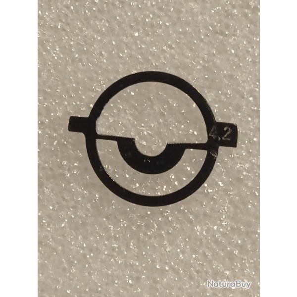 Insert guidon Ansch�tz en 4,2mm m�tal