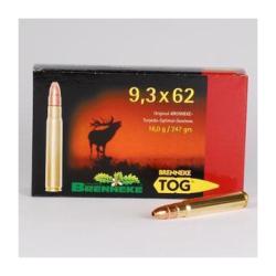 Munitions BRENNEKE cal.9.3x62 tog 247gr 16g par 60