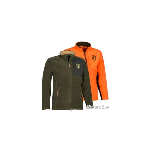 Blouson polaire PERCUSSION enfant norway orange