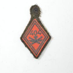 Insigne d'&eacute;paule losange mod&egrave;le 1945 404 RAA 404e R&eacute;giment d'Artillerie Anti-a&eacute;rienne Indochine