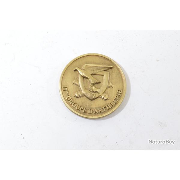 M�daille / jeton 17 Groupe d'Artillerie 17 RA Biscarosse