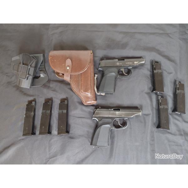 Lot 2 Makarov Airsoft WE