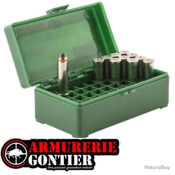 Bo�te de rangement 50 cartouches MEGALINE 38sp/357mag