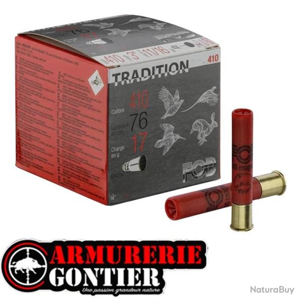 Cartouches FOB Tradition .410 Mag 17g 9