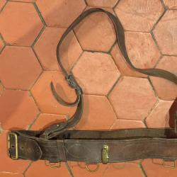 CEINTURON ET BRELAGE ET ETUI POUR REVOLVER FRAN&Ccedil;AIS 1892