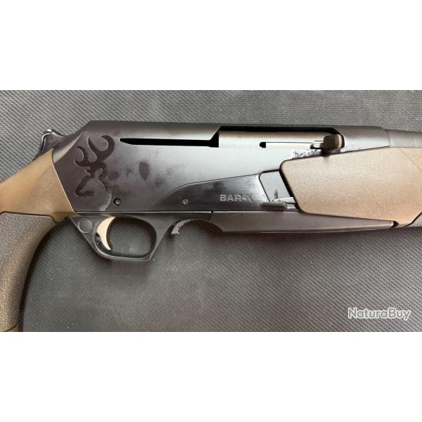 BROWNING BAR 4X TRACKS CAL 300 WIN MAG CANON DE 51CM CROSSE TROU DE POUCE MARRON/NOIRE