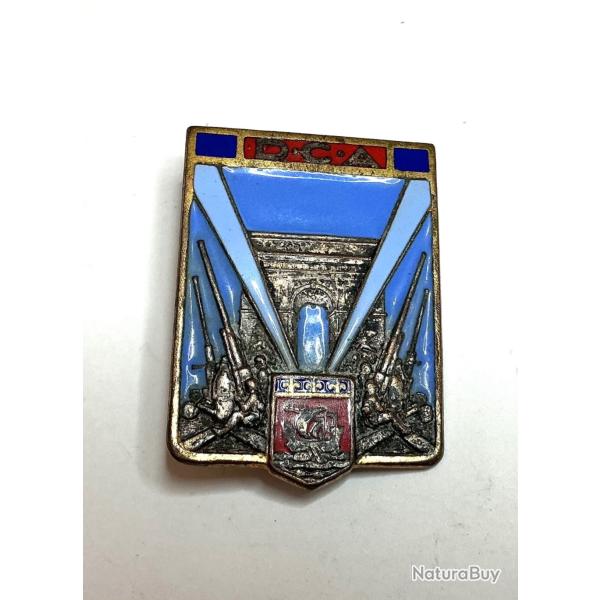 FRANCE ARTILLERIE  39/45 Commandement de la D.C.A. de PARIS attache ressoud�e