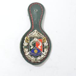 Insigne 1er R&eacute;giment Etranger de Cavalerie 1 REC Legion Etrang&egrave;re. DRAGO Paris, dos guilloch&eacute;