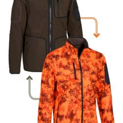 Blouson PROHUNT polaire COUPE-VENT coupe-vent r&eacute;versible drahtaar