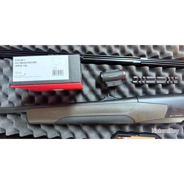 PACK KITE BT1 BROWNING BAR 4X TRACKS CAL 300 WIN MAG CANON DE 51CM CROSSE TROU DE POUCE MARRON/NOIRE