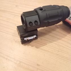 Montage basculant pour magnifier 30mmflip to side pour aimpoint ou autre
