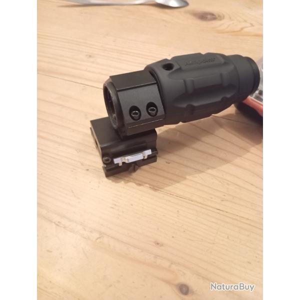 Montage basculant pour magnifier 30mmflip to side pour aimpoint ou autre