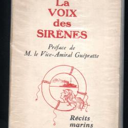 Plaquette la voix des sir&egrave;nes r&eacute;cits marins v&eacute;cus de francis st&eacute;phan pr&eacute;face vice-amiral gu&eacute;pratte
