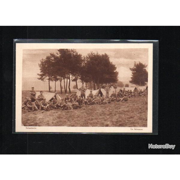 camp de mailly . infanterie le bivouac cpa