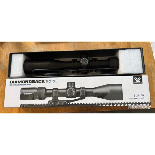 Vends lunette VORTEX DIAMONDBACK TACTICAL 6-24X50