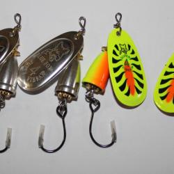 Lot de 4 cuill&egrave;res Vibrax N&deg;4