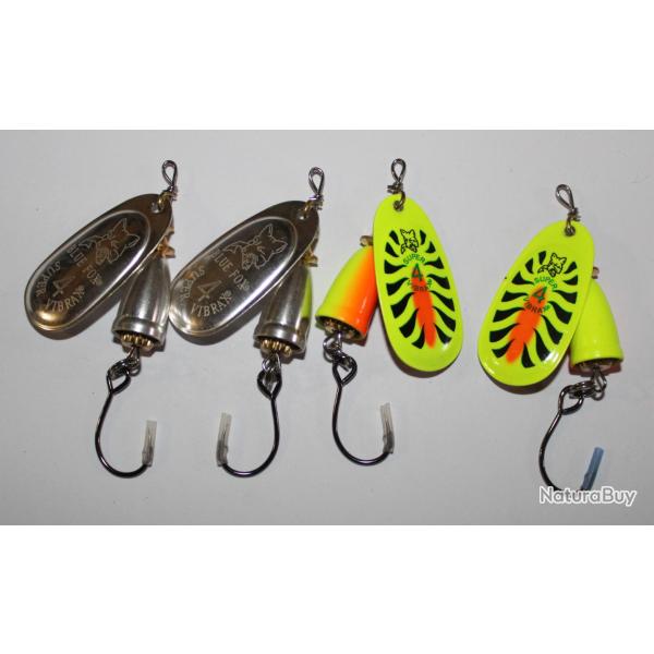 Lot de 4 cuill�res Vibrax N�4