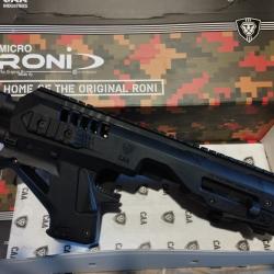 Crosse CAA micro roni Gen4 noire pour Glock 17, 19, 22, 23, 32.