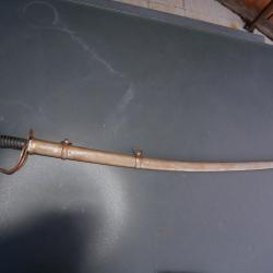 Reproduction ancienne de sabre de cavalerie (inspir&eacute; du 1822 Fran&ccedil;ais)