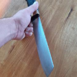 couteau machette acier carbone.