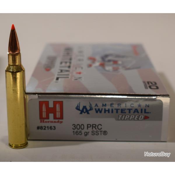 BOITE DE 20 CARTOUCHES HORNADY, CAL 300 PRC 165 GR SST, 82163