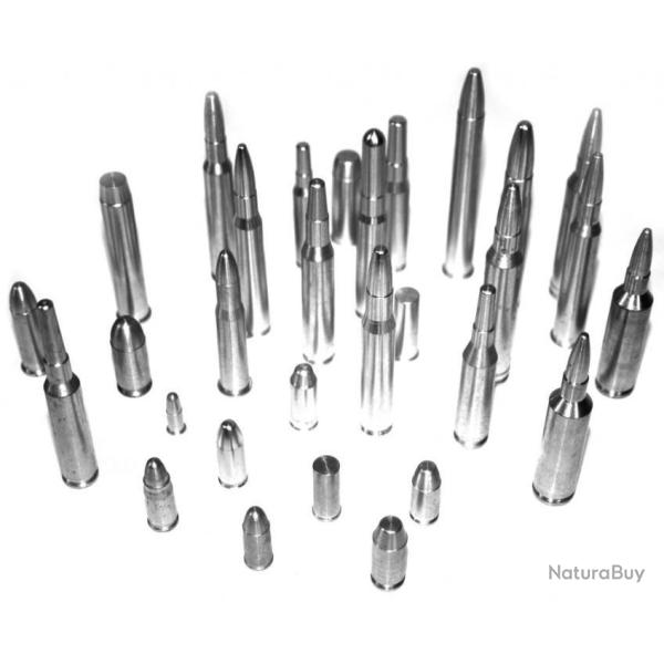 2 douilles amortisseur "Snap cap" cal. .243 Win en aluminium