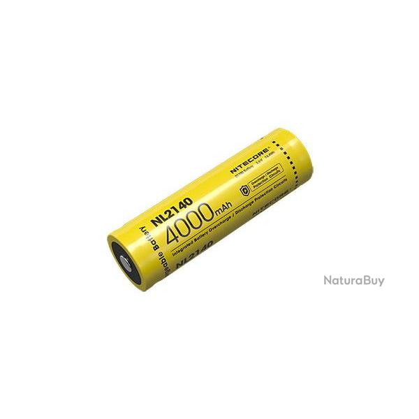 Accus Li-ion 21700 - 4000mAH - Nitecore - Ref NCNL2140 - EAN 6952506493494