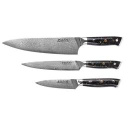 SAKIN Damas 10Cr - Set 3 pi&egrave;ces - Wusaki - Ref WUDMS411KIG - EAN 3701618604556