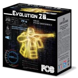 Cartouches &agrave; plomb FOB Evolution 20 HP 7