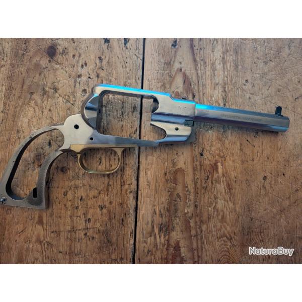 Carcasse de revolver Pietta Remington 1858 Sheriff INOX CUSTOM
